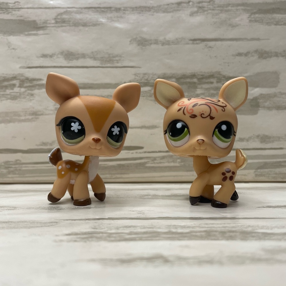Authentic LPS Deer Fawn #634 Littlest Pet Shop Hasbro #1620 Autumn Glam Blythe